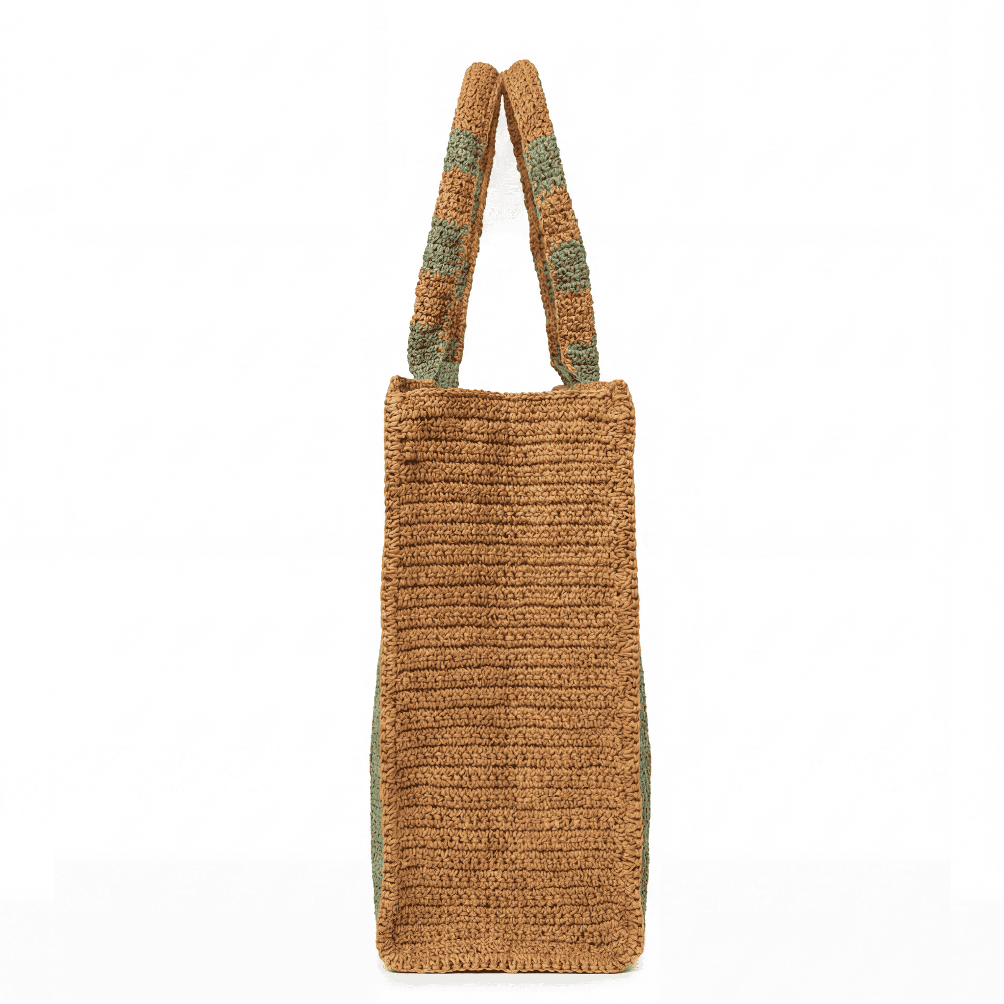 JURGI Riviera Multi Bag – Sage Camel – lifestyle shot