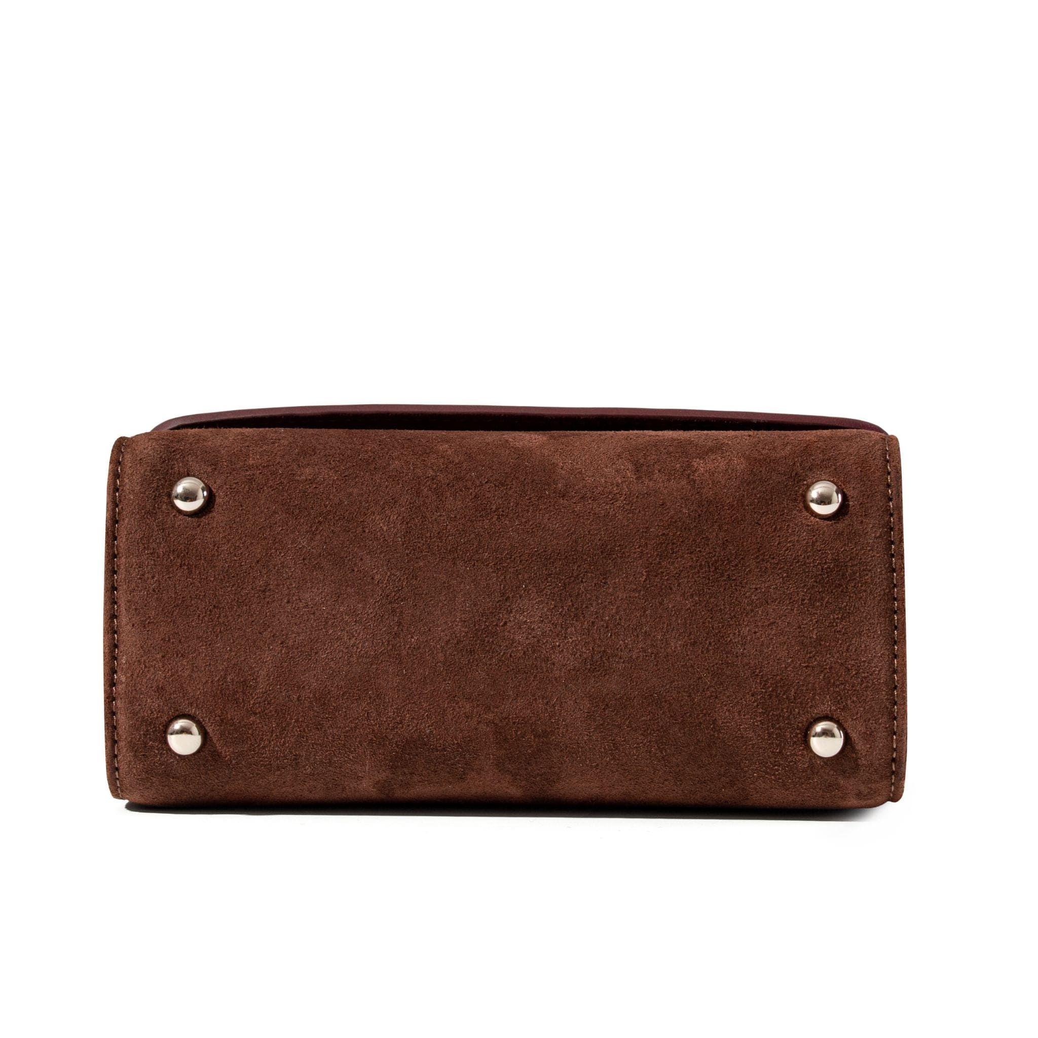 Mulberry Patent Leather & Suede LILI Top Handle Bag