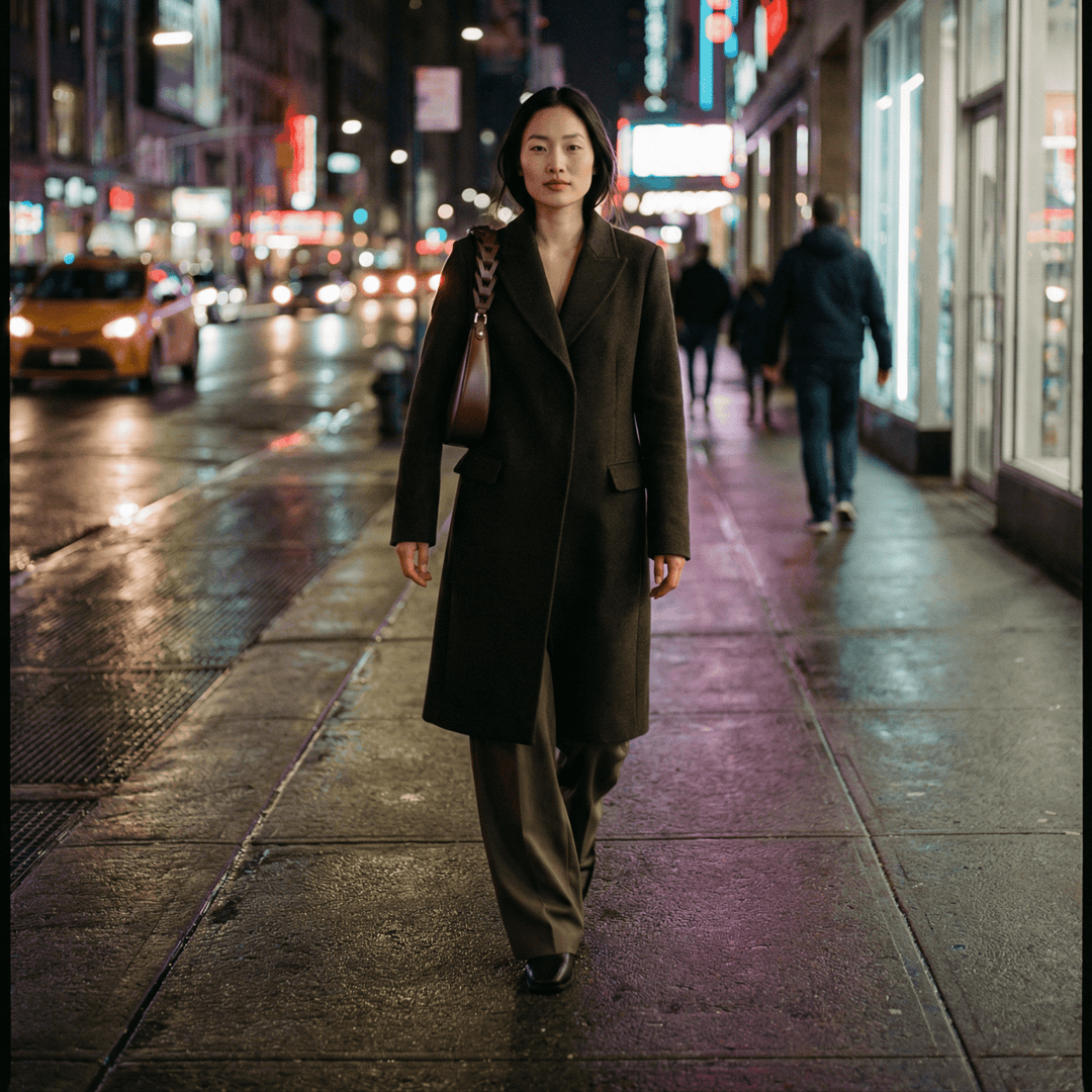 D Bag - Brown Leather