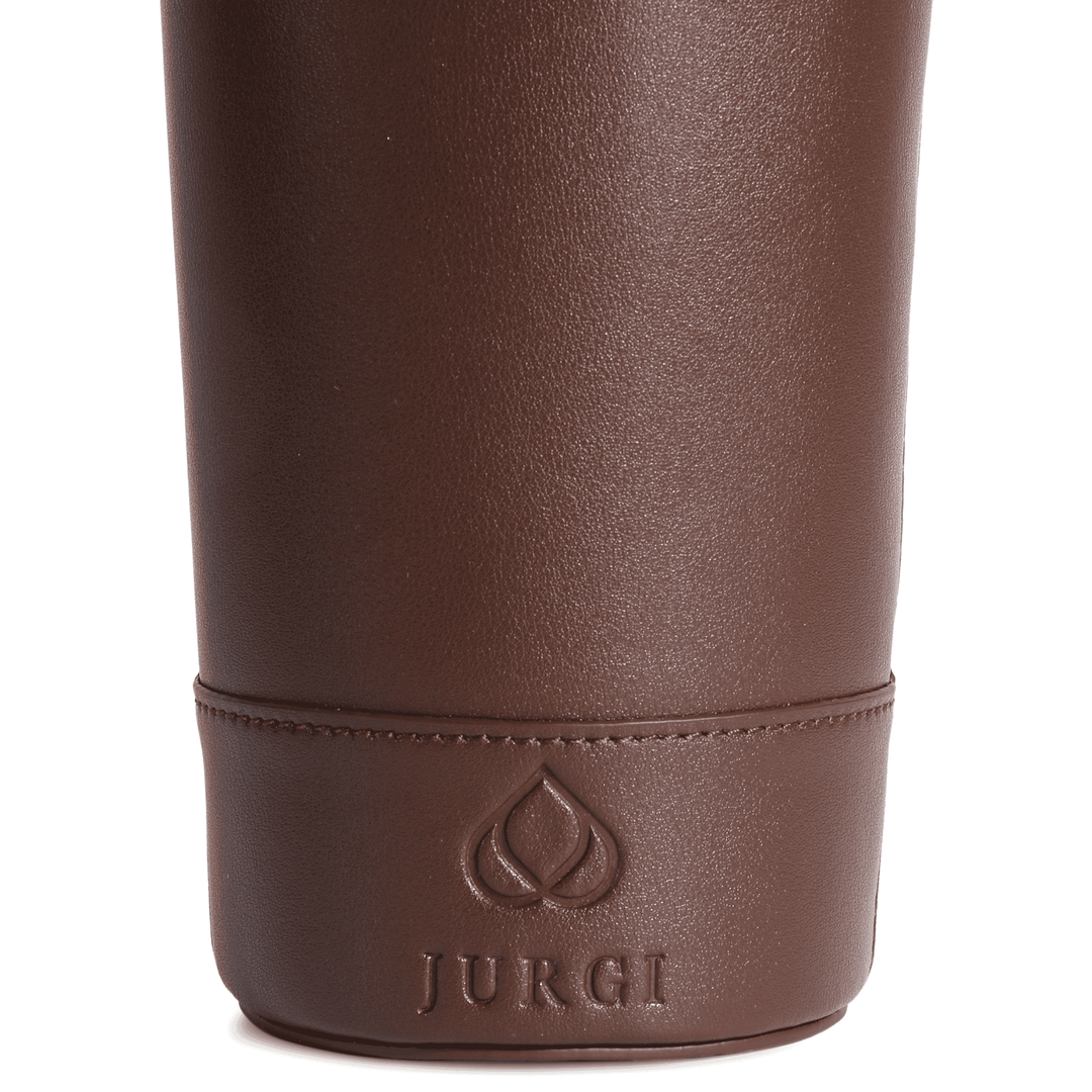 Brown Leather Wine Carrier