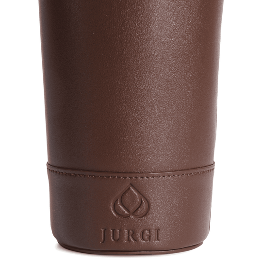 Brown Leather Wine Carrier