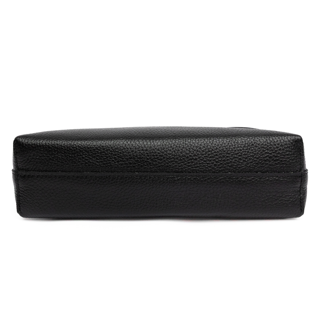 JURGI Kaita multi-way pebbled leather bag in black – real leather, view 5