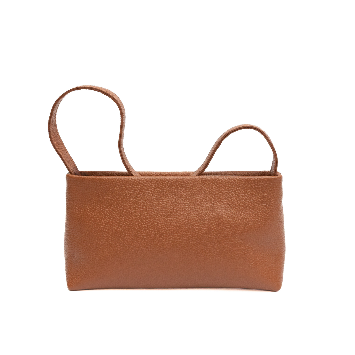 JURGI Kaita multi-way pebbled leather bag in cognac – versatile everyday handbag