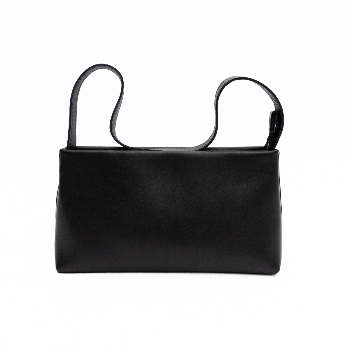 JURGI Kaita multi-way leather bag in dark navy – versatile structured handbag